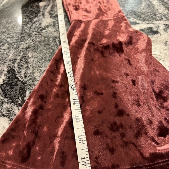 A.n.a Velvety Mauve Shift Dress with a Little Sparkle and Long Bell Sleeves. - Picture 8 of 13